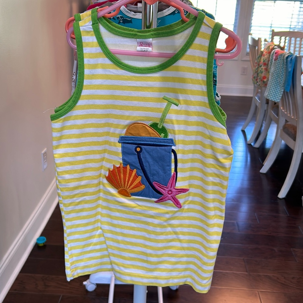 Ricrac and Ruffles, size 10, EUC, summer tank